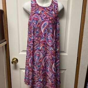 New Anne Klein 8‎ ladies pink multi dress